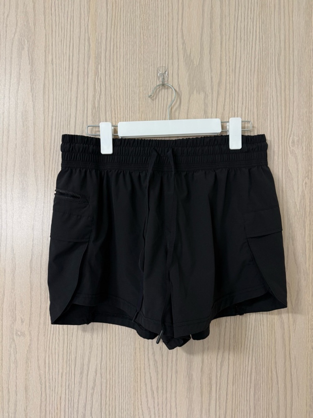 Avia Black Athletic Shorts with Side Pockets